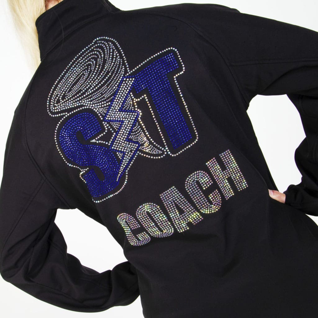 ST Coach rhinestones svart jacka