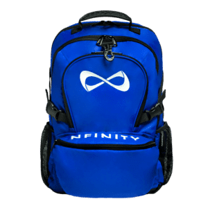 Classic blue and white Nfinity backpack