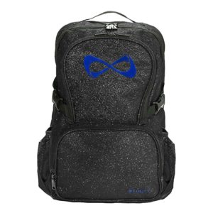 Nfinity sparkle ryggsäck svart med blå logotyp