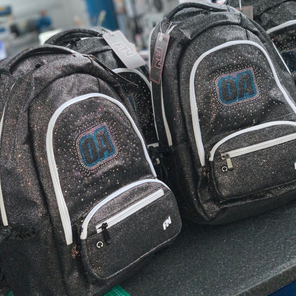 OA svart glitter Mystic Ryggsäck