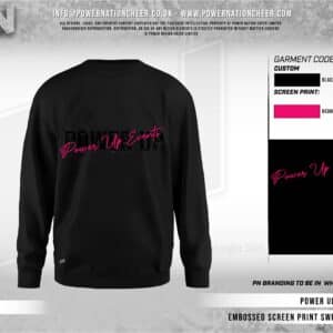 Power Up Embossed Sweatshirt